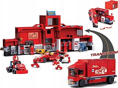 Set lodër me blloqe Sluban M38-B0375 Formula, F1 Racing, shumëngjyrësh