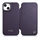 Kapak telefoni iCarer CE Premium Leather Folio, për iPhone 14 Plus, MagSafe, vjollcë e errët
