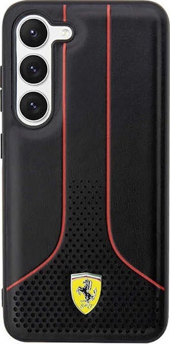 Kapak telefoni Ferrari Perforated 296P Collection, për Samsung Galaxy S23 Plus, i zi