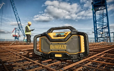 Радио за градилиште Dewalt DCR027, DAB+ FM, Bluetooth, жолто