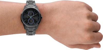 Orë për meshkuj Armani Exchange, e zezë