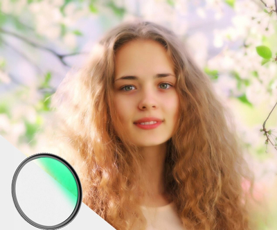Filtër difuzioni K&amp;F Concept HD White, 55mm, për objektiv fotoaparati