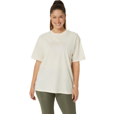 Спортска блуза Asics Logo Tee W 2032C843201, мешавина памук, брзо сушење, зелена