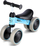Bicikletë pa pedale Nils Fun Rower, 4 rrota EVA 6", çelik inox, blu