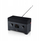 Radio Teufel 3SIXTY, DAB+, internet, FM, Bluetooth, me alarm, e zezë
