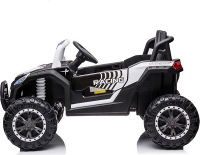 Makina elektrike për kalamaj Lean Cars YSA036 4x4, bateri 12V, me pult për prindërit, e bardhë