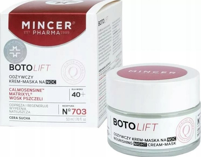 Krem nate Mincer Pharma Botolift Night, krem-maskë ushqyese për fytyrë