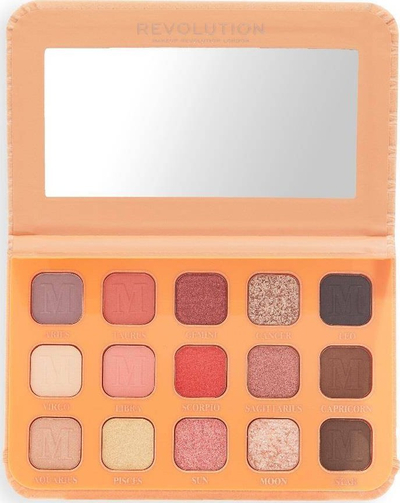 Paletë hijesh për sy Makeup Revolution X Maffashion Beauty Diary 2.0, 15 ngjyra neutrale