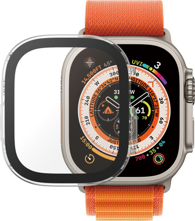 Mbrojtëse ekrani PanzerGlass Full Body për Apple Watch Ultra 2 49mm, D3O, transparente