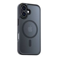 Kuti mbrojtëse Torras Guardian Magnetic për iPhone 16, MagSafe, gjysmë-transparente, e zezë