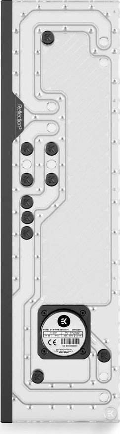 Distro plate për PC EK Water Blocks EK Quantum Reflection² V3000 Plus D5 PWM D RGB, për LIAN LI V3000 Plus, Plexi, me drita D RGB