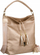 Çantë shpine Peterson Spacious, shopper A4, lëkurë eko, ari metalik