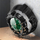Mbrojtëse ore inteligjente SUPCASE UB Pro për Galaxy Watch6 47mm, rrip silikoni, xham mbrojtës, e zezë