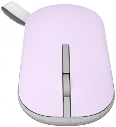 Mouse Asus Marshmallow MD100, wireless, optik, rozë
