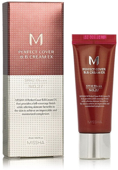 Krem BB Missha M Perfect Cover SPF42 PA+++, No. 27, 20ml