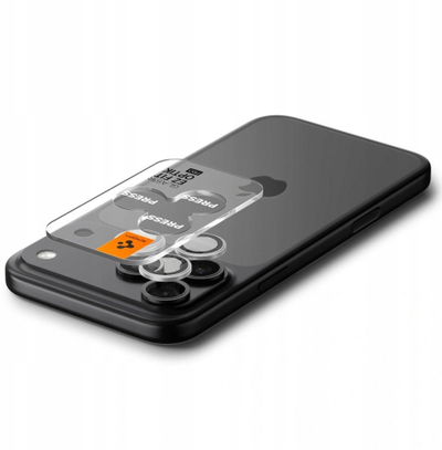 Mbrojtës xhami kamere Spigen Glass TR EZ Fit Optik Pro, 2 copë, për iPhone 17 Pro Max 16 Pro Max 17 Pro 16 Pro, transparent