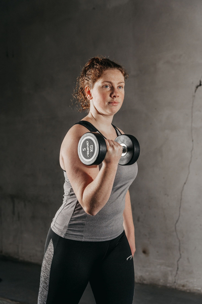 Рачна тег Avento Fitness, 5 kg, челик, црна