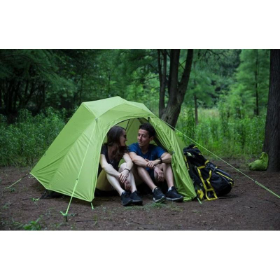 Çader kampingu Naturehike Cloud Up 2, shumë e lehtë, që s’e kap uji, jeshile