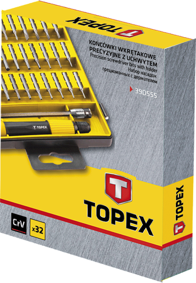 Set me maja për kaçavidë Topex (39D555), 32 copë