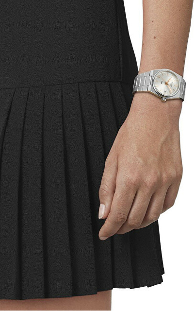 Orë për femra Tissot PRX 35MM Quartz Lady T137.210.11.031.00, e argjendtë