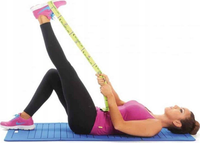 Еластична фитнес лента Sveltus Elastiband, отпор 10 kg, портокалова