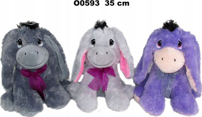 Lodër pelushi gomar Sun-Day Donkey O-593, 35cm, shumëngjyrëshe