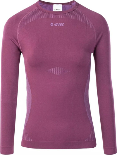 Bluzë termoaktive Hi-Tec Rair Top W 92800565098, për goca, me mëngë t’gjata, gri