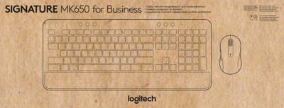 Set tastierë + maus Logitech MK650 (920-011004), i zi