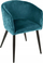 Karrige e krahëve Armchair, strukturë metalike, material poliestër, jeshile sea