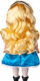 Kukull Disney Animators Alice, 39cm, me mace lodër, fustan blu e bardhë