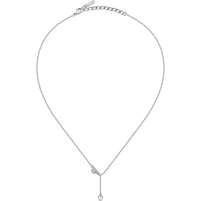 Qafore për femra Trussardi T-Logo TJAXC08, e argjendtë