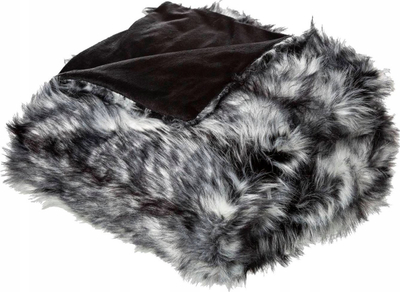 Batanije dekorative Fur Blanket, 125 x 150 cm, poliester, gri