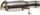 Downpipe TurboWorks për BMW F22 F23 F87 M2 M235i N55, katalizator 200 cell, çelik inox