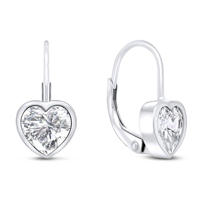 Vathë Brilio Silver Hearts EA335W