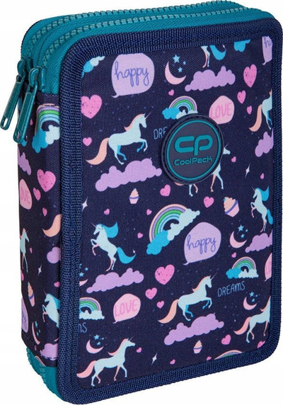Penar CoolPack Jumper XL, me dy ndarje, i pajisur, blu me njëbrirësh
