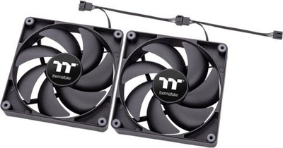 Ventilator PC Thermaltake CT140, 140mm, set me 2 copë, i zi