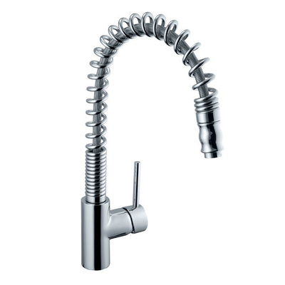 Rubinet kuzhine KFA Sigma 6603-110-00, gryka tërheqëse, trup bronzi, krom
