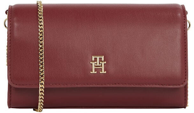 Çantë për femra Tommy Hilfiger, e kuqe e errët