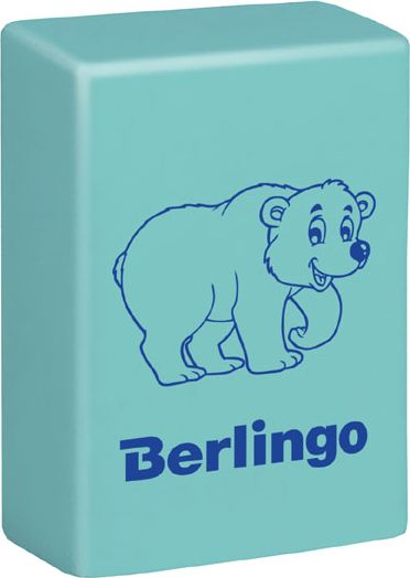 Гума Berlingo Animals, термопластична, сет 80 парчиња, повеќебојни