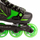 Patina inline Mission Lil Ripper Jr, të rregullueshme 35–38.5, për kalamoj, të zeza