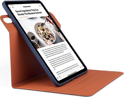 Mbrojtëse tablet Pipetto Origami No5 Rotating Folio Case, për iPad Air 11" 2024 dhe 10.9" 2022 2020, blu e errët