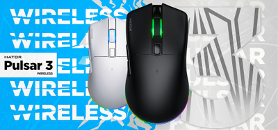 Maus wireless Hator Pulsar 3, ergonomik, i zi