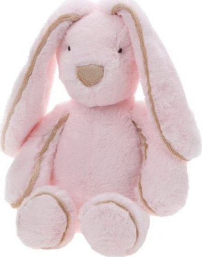 Lepurush lodër plushi Beppe Jolie, 40cm, rozë