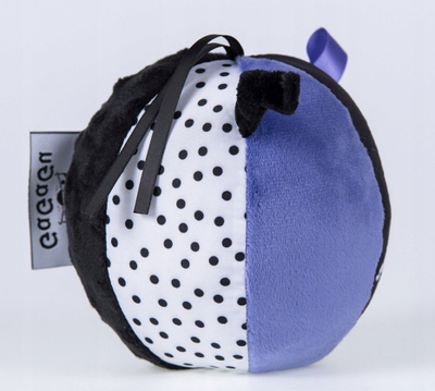Lodër pelushi Gagagu Plush Ball Rattle, top 15 cm, me zile, shumëngjyrësh