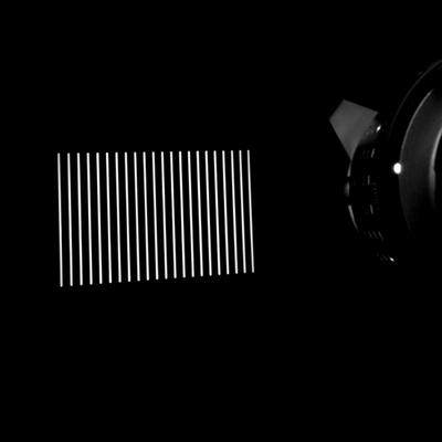 Set gobo çeliku GlareOne Spotlight Gobo Set 1, 8 copa, diametër 66mm, shumëngjyrësh