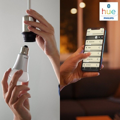 Poç Philips  Hue Ambiance GU10, LED, 5.5W, 2 copa