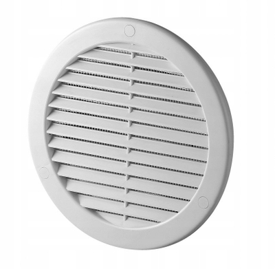 Grilë ventilimi Awenta TRU20, diametër 200mm, rrumbullake, e bardhë