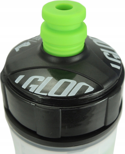Shishe termike sportive Race One Igloo, 500ml, për çiklizëm, transparente me jeshile