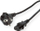 Kabllo rryme Roline Power Cable, 3m, 250V 10A, e zezë