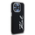 Маска за телефон Karl Lagerfeld Silicone Metal Script Logo, за iPhone 15 Pro Max, силикон, црна